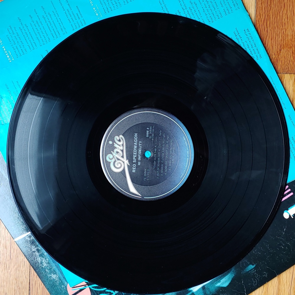 Reo Speedwagon Hi Infidelity, vinyl vintage record 1980 - Picture 7 of 10
